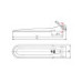 Inchizator oblon dreapta 800 kg pentru remorca sau oblon metalic 