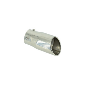 Ornament toba inox premium, intrare 7.8 cm, iesire 9 cm, lungime 18 cm 