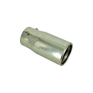 Ornament toba inox premium, intrare 7.8 cm, iesire 9 cm, lungime 17.5 cm 