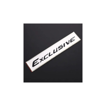 Emblema auto Exclusive cromata Emblema auto Exclusive cromata