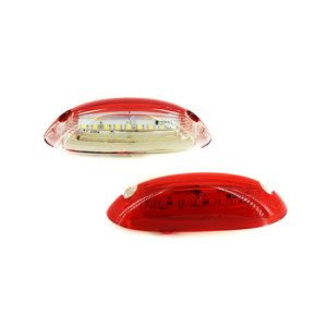 Lampa numar LED 24V Lumina: alba-rosie 