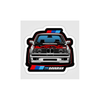 Abtibild Bavarian auto decorativ pentru exterior si interior 