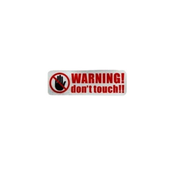 Abtibild Warning 