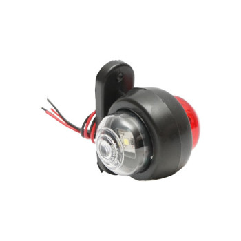 Lampa gabarit LED Rosu-Alb 12-24V 