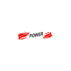 Abtibild Power culoare negru 