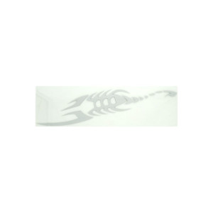 Abtibild  Scorpion  culoare alb reflectorizant 
