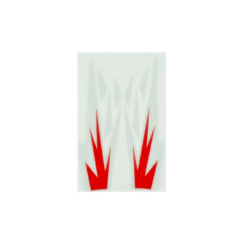 Abtibild culoare alb rosu reflectorizant Abtibild culoare alb rosu reflectorizant