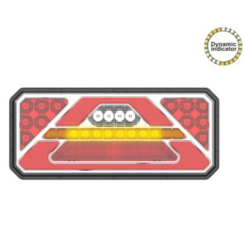 Lampa stop camion LED cu semnalizare dinamica SL-5015 12-24V