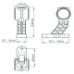 Modul 3 SMD 5730 0.72W 12V lumina rosie Modul 3 SMD 5730 0.72W 12V lumina rosie