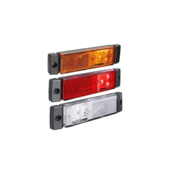 Lampa laterala LED 14x08 12V pozitie-semnalizare alb, rosu, galben 