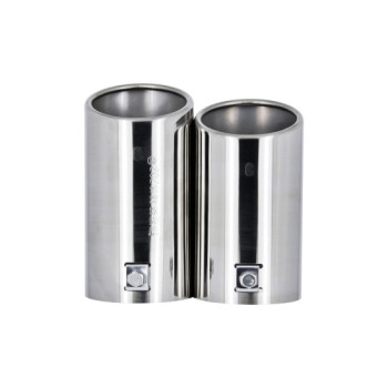 Ornament toba esapament dublu inox 76mm compatibil Audi Volkswagen Skoda Seat Ornament toba esapament dublu inox 76mm compatibil Audi Volkswagen Skoda Seat