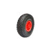 Roata pneumatica 260x85mm cu janta PVC pentru roata de sprijin remorca prindere pe ax fi20mm anvelopa 4.10-3.50-4 