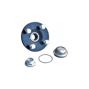 Butuc roata remorca 4x100 cu prezoane M12x1.5 si capac protectie 