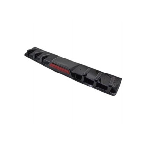 Difuzor de bara universal culoare Negru Lucios cu lampa LED Rosie 