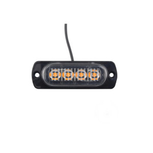 Lampa LED profesionala culoare galben 12-24V 