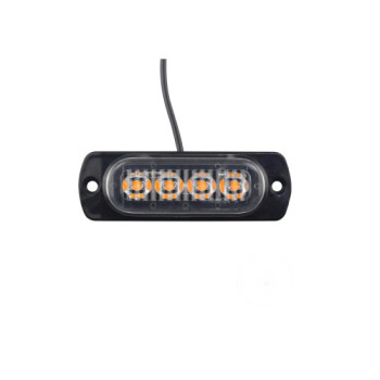 Lampa LED profesionala culoare galben 12-24V 