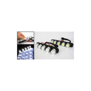 Lumini de zi LED DRL COB 12V lumina alba 