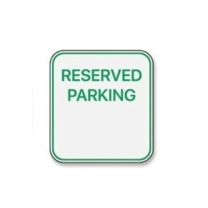 Abtibild RESERVED PARKING 