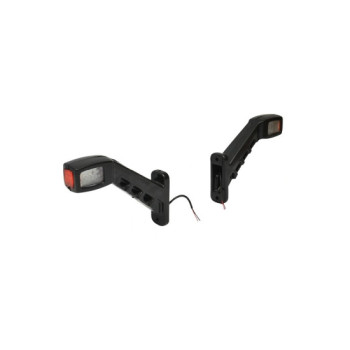 Lampa gabarit auto LED cu brat alb rosu galben 12V 24V 