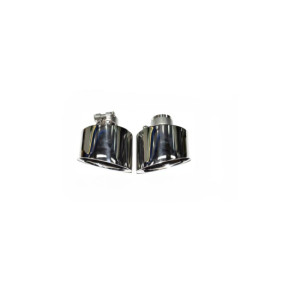 Ornament de toba compatibil Audi model tip RS-Argintiu 