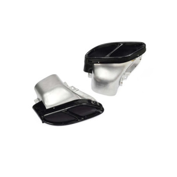 Ornament de toba compatibil Mercedes Clasa C w205 S205 pachet AMG -Negru 