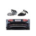 Ornament de toba compatibil Mercedes Clasa C w205 S205 pachet AMG -Negru 