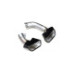 Ornament de toba compatibil Mercedes Clasa E W213 pachet AMG - Negru 