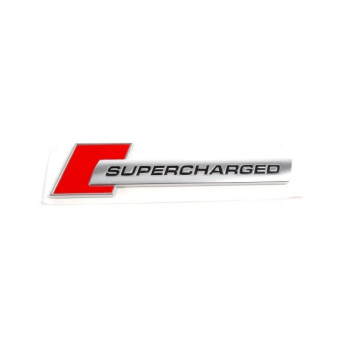 Emblema SUPERCHARGED culoare Crom 
