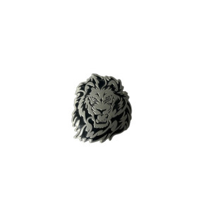Emblema auto leu forma relief 6x7cm 