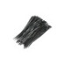 Set 100 coliere plastic 3.6x140 mm negru pentru fixare universala 