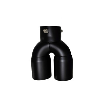 Ornament toba negru mat universal diametru 76mm Ornament toba negru mat universal diametru 76mm