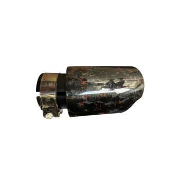 Ornament toba carbon forjat rosu intrare 63mm Ornament toba carbon forjat rosu intrare 63mm