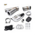 Kit cut off valve V evacuare auto cu telecomanda si colier V-band 63 mm inox 