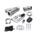 Kit cut off valve V evacuare auto cu telecomanda si colier V-band 76 mm inox 