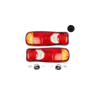 Set 2 lampi STOP Stanga +Dreapta 12-24V 350X129mm , 6 functii FLEX 