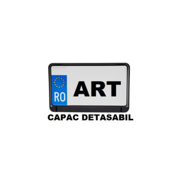 Suport numar inmatriculate Moto cu capac detasabil in fata 25x15cm Suport numar inmatriculate Moto cu capac detasabil in fata 25x15cm