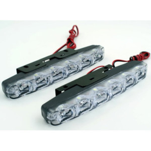 Lumini de zi DRL COB P6S 12V lumina alba