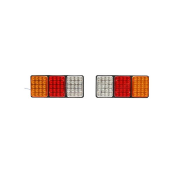 Set Lampi spate camion cu LED 330x140 24V 