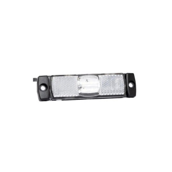 Lampa gabarit auto LED alba cu suport urechi 100x32 mm 12-36V Fristom 