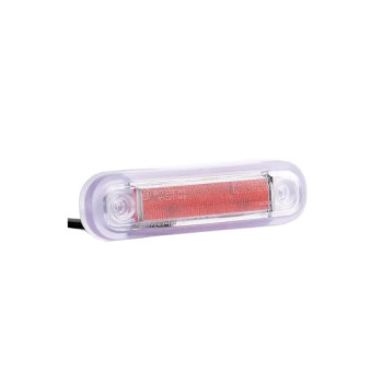 Lampa gabarit auto LED rosie 110x30.5 mm 12-36V Fristom 