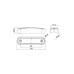 Lampa gabarit auto LED rosie 110x30.5 mm 12-36V Fristom 