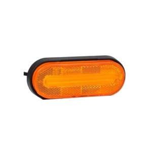 Lampa gabarit 124x51 LED galbena 12-36V Fristom 