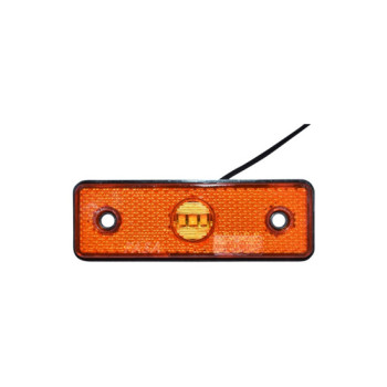 Lampa laterala portocalie de gabarit 24V cu Led Lampa laterala portocalie de gabarit 24V cu Led