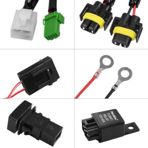 Cablaj pentru proiectoare H11 cu buton 