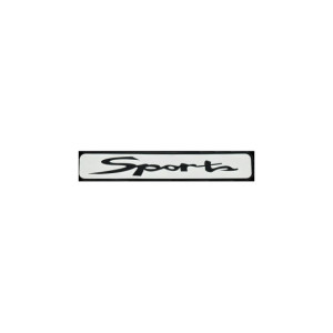 Abtibild Sports auto culoare alb decorativ pentru exterior si interior 