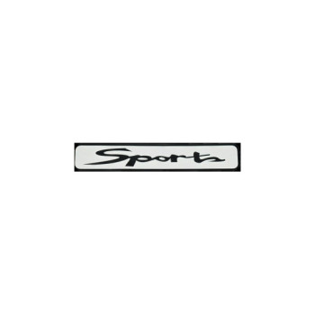 Abtibild Sports auto culoare alb decorativ pentru exterior si interior Abtibild Sports auto culoare alb decorativ pentru exterior si interior