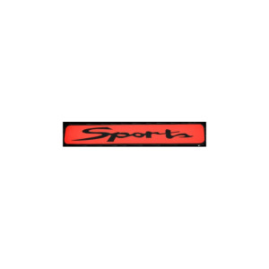 Abtibild Sport auto rosu decorativ pentru exterior si interior 