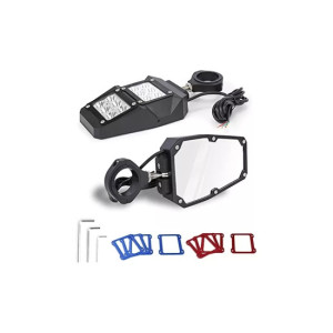 Set 2 oglinzi universale compatibile UTV sau Maverick X3 cu proiectoare 