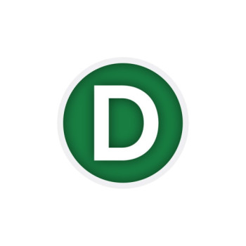 Autocolant Litera D pentru Camioane Transport Deseuri Autocolant Litera D pentru Camioane Transport Deseuri