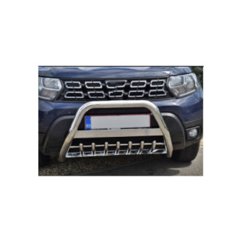 Bullbar inox compatibil Dacia Duster II 2018-> cu kit montaj Bullbar inox compatibil Dacia Duster II 2018-> cu kit montaj